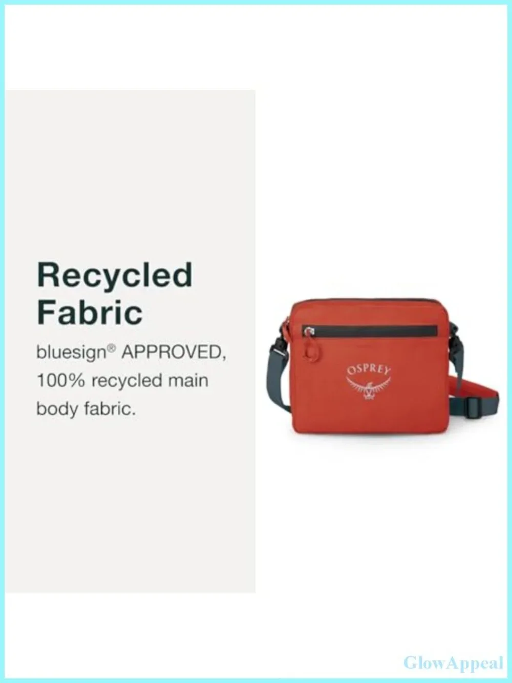 Ultralight Shoulder Satchel Women's Crossbody Travel Bag Sporty Logo Pattern